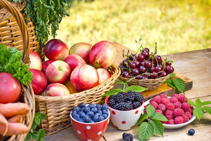 Органические сезонные фрукты