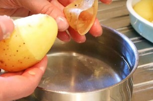 очищення картопля