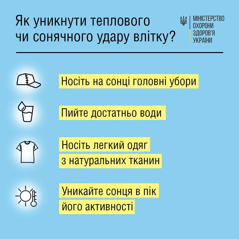 Избегаем солнечного удара солнечный удар лето